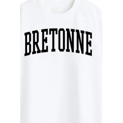 Sweat-shirt blanc Bretonne