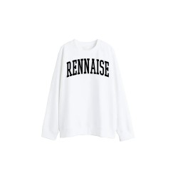 Sweat-shirt blanc Rennaise