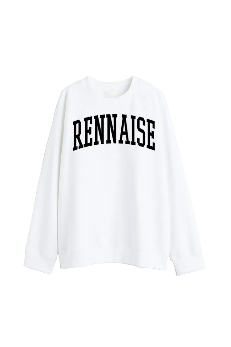 Sweat-shirt blanc Rennaise