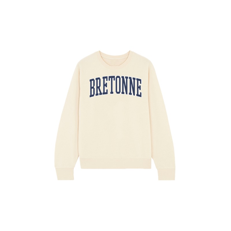 Sweat-shirt crème Bretonne