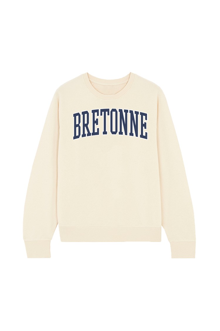 Sweat-shirt crème Bretonne