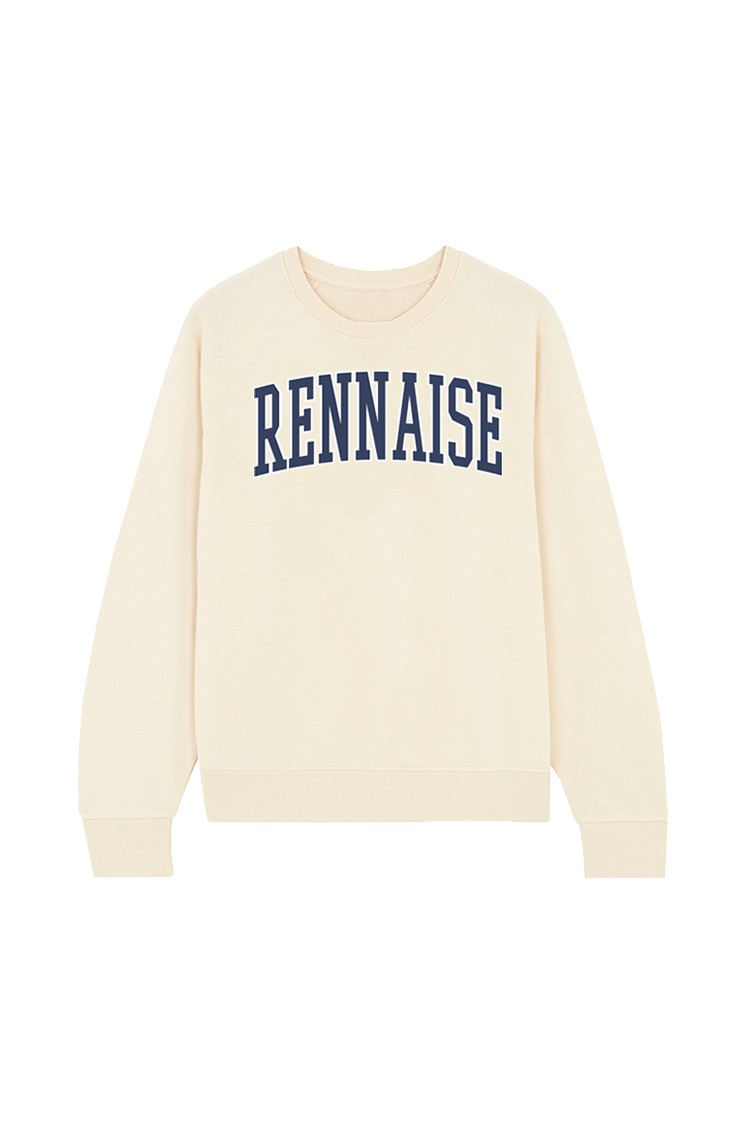 Sweat-shirt crème Rennaise