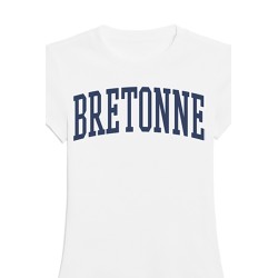 T-shirt blanc Bretonne