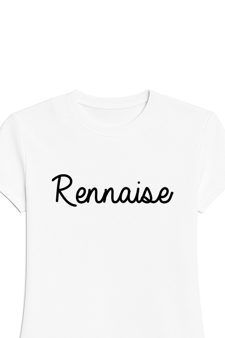 T-shirt blanc Rennaise