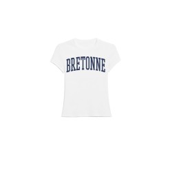 T-shirt blanc Bretonne