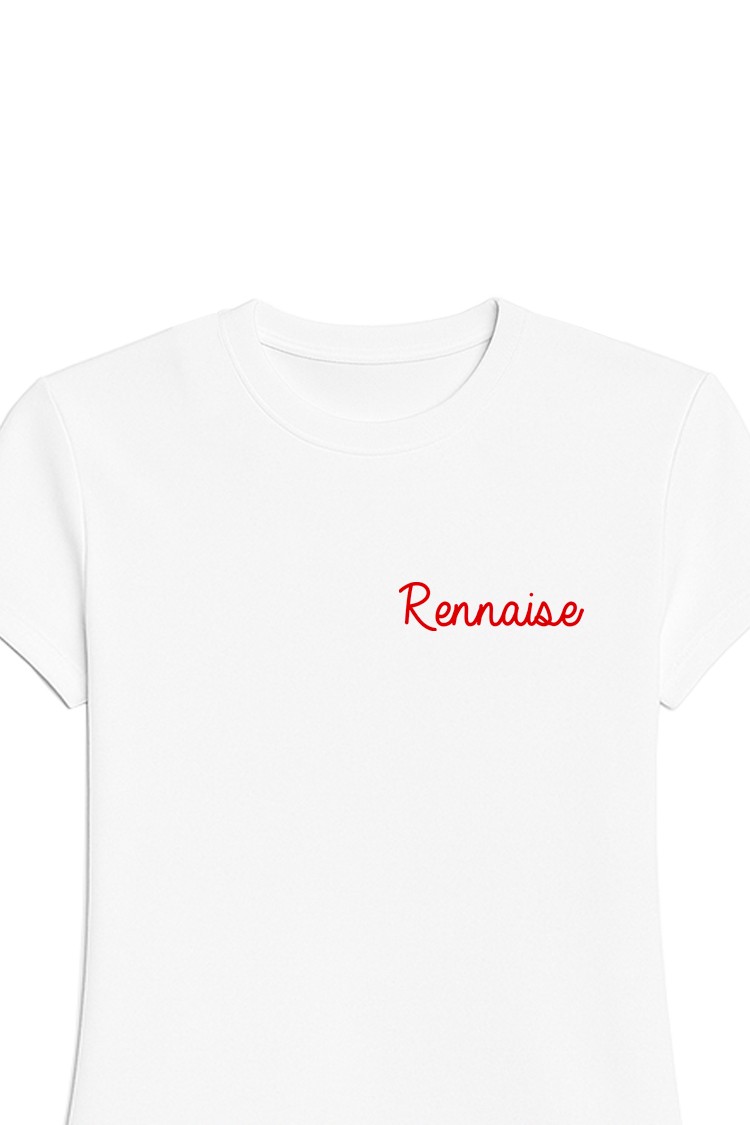 T-shirt blanc Rennaise