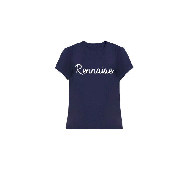 T-shirt bleu marine Rennaise