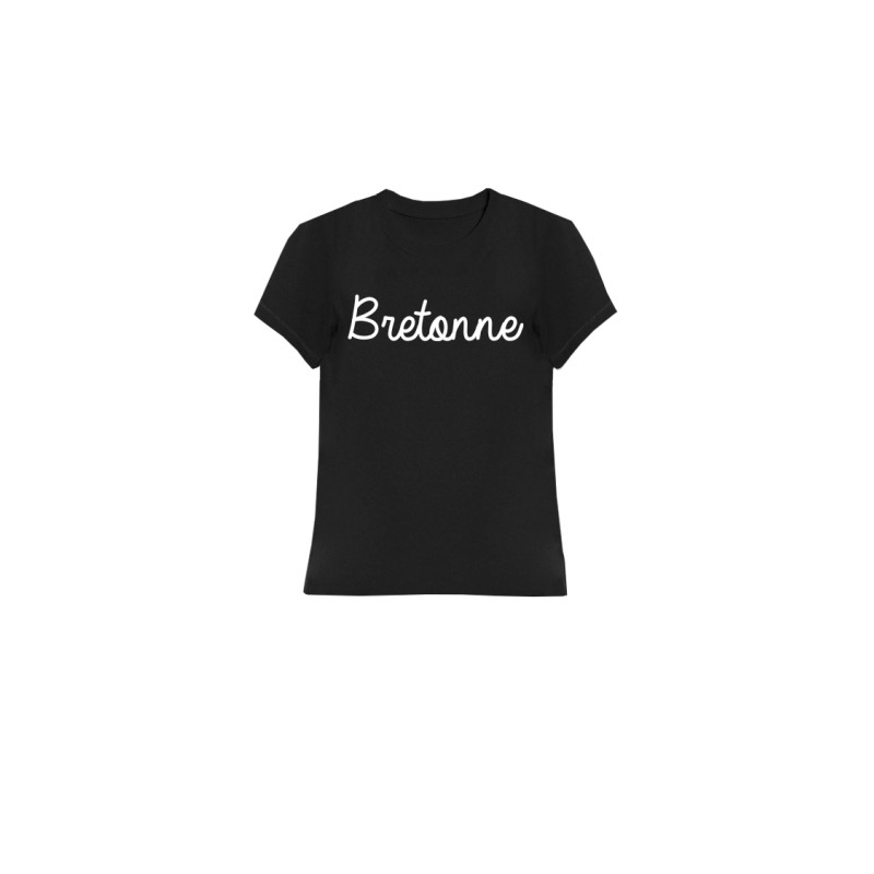 T-shirt noir Bretonne