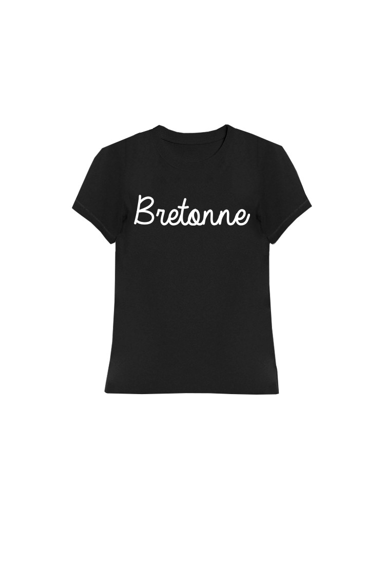T-shirt noir Bretonne