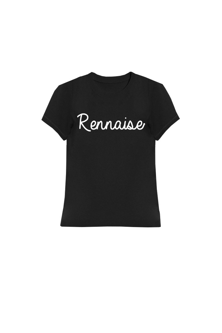 T-shirt noir Rennaise