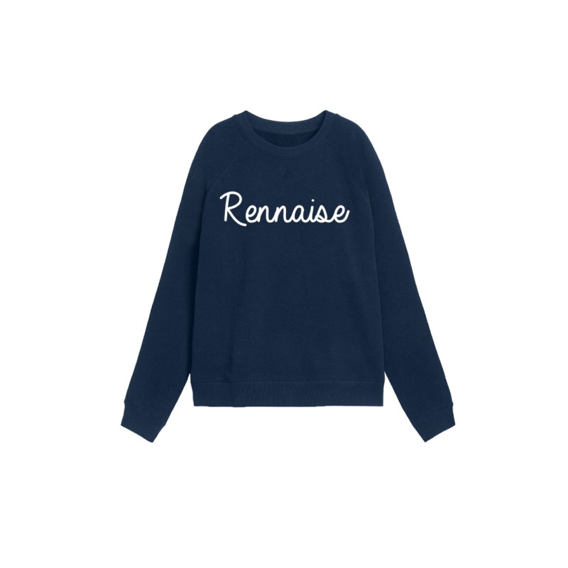 Sweat-shirt bleu marine Rennaise