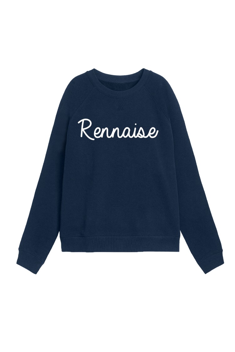 Sweat-shirt bleu marine Rennaise