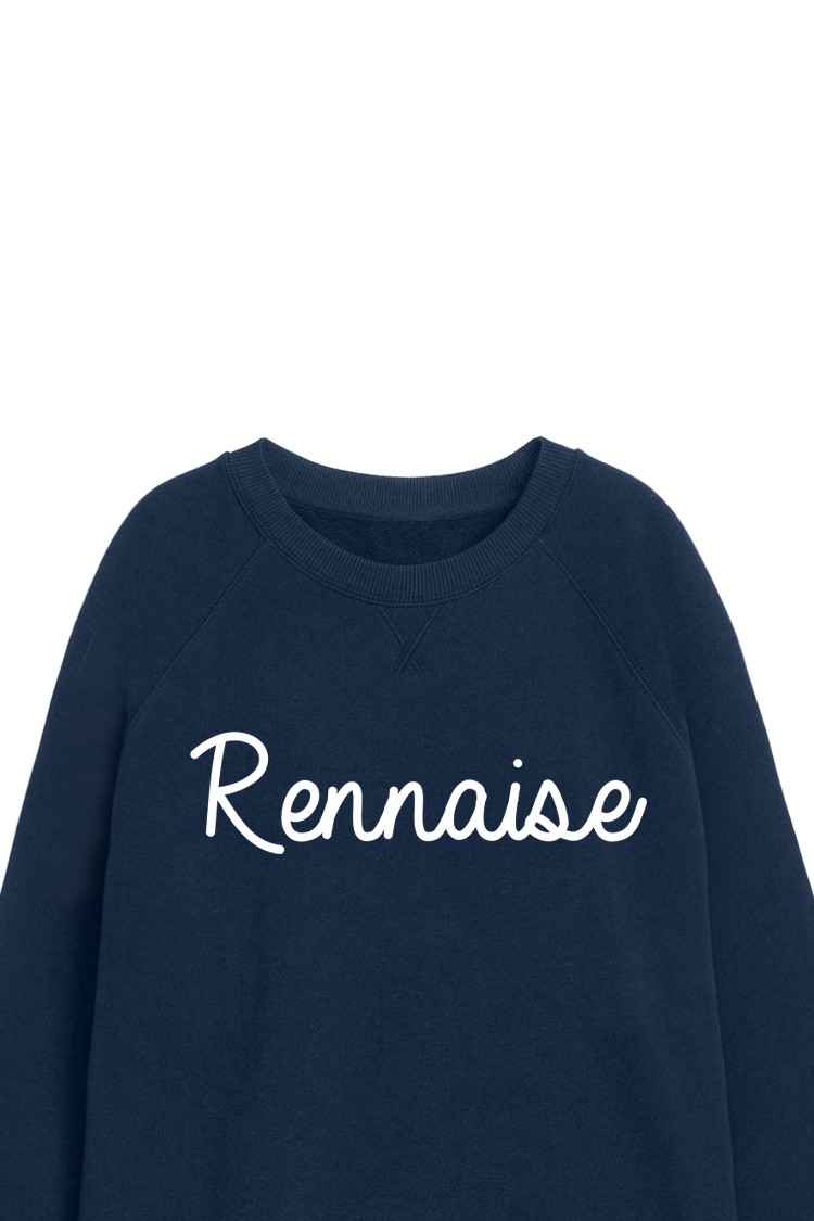 Sweat-shirt bleu marine Rennaise