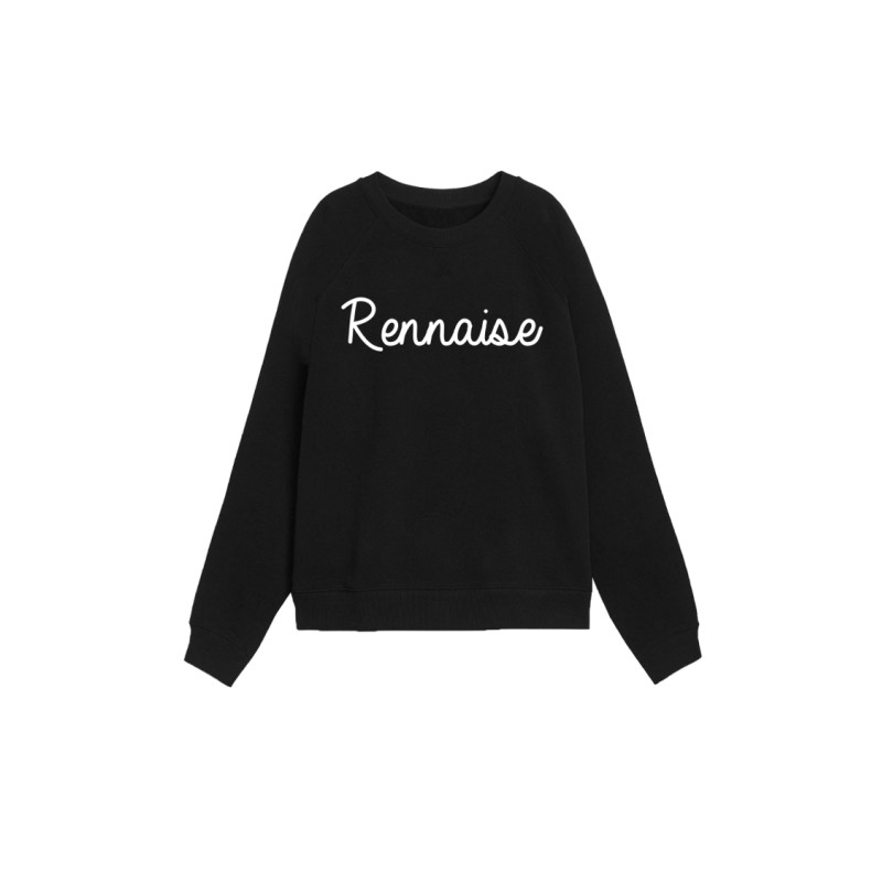 Sweat-shirt noir Rennaise