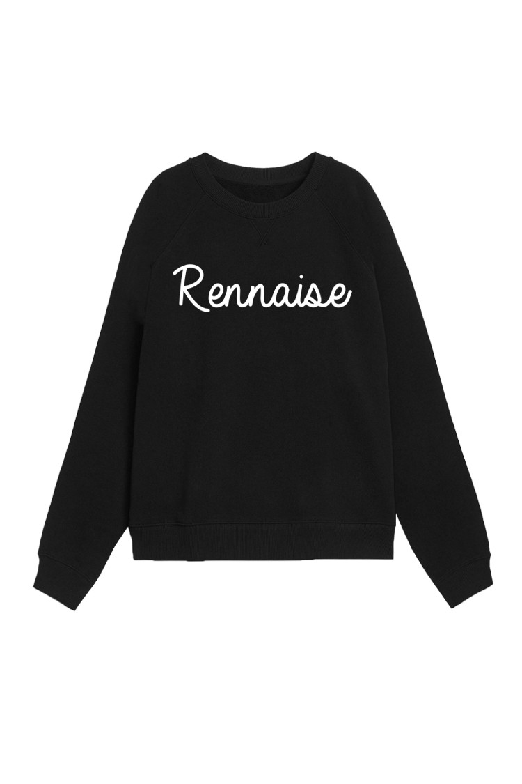 Sweat-shirt noir Rennaise