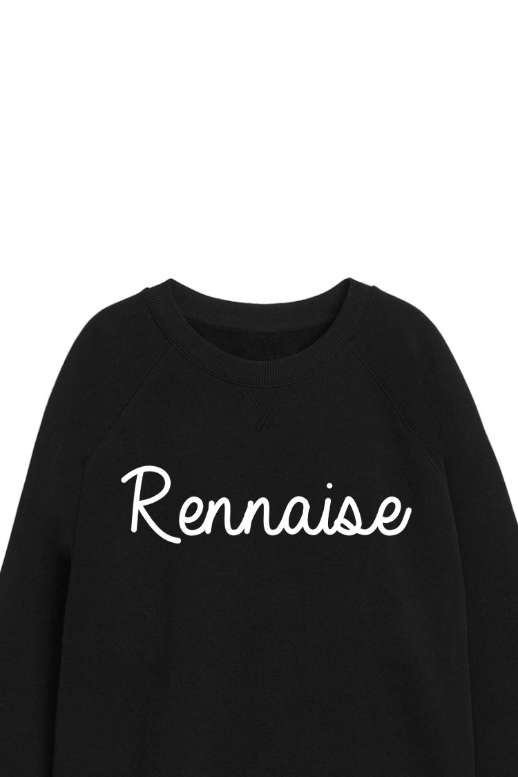Sweat-shirt noir Rennaise