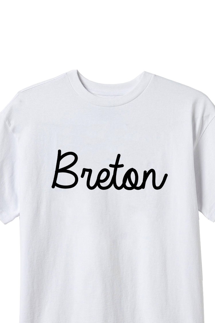T-shirt blanc Breton