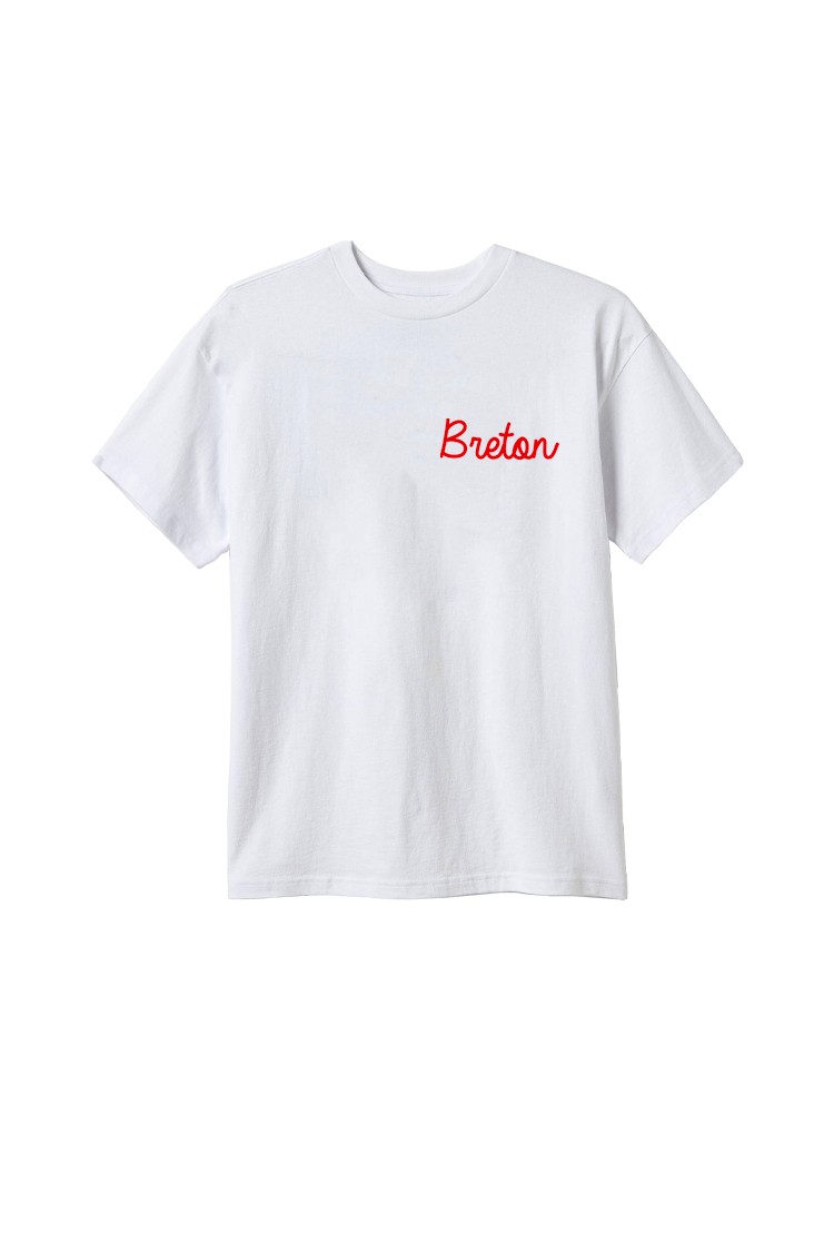 T-shirt blanc Breton