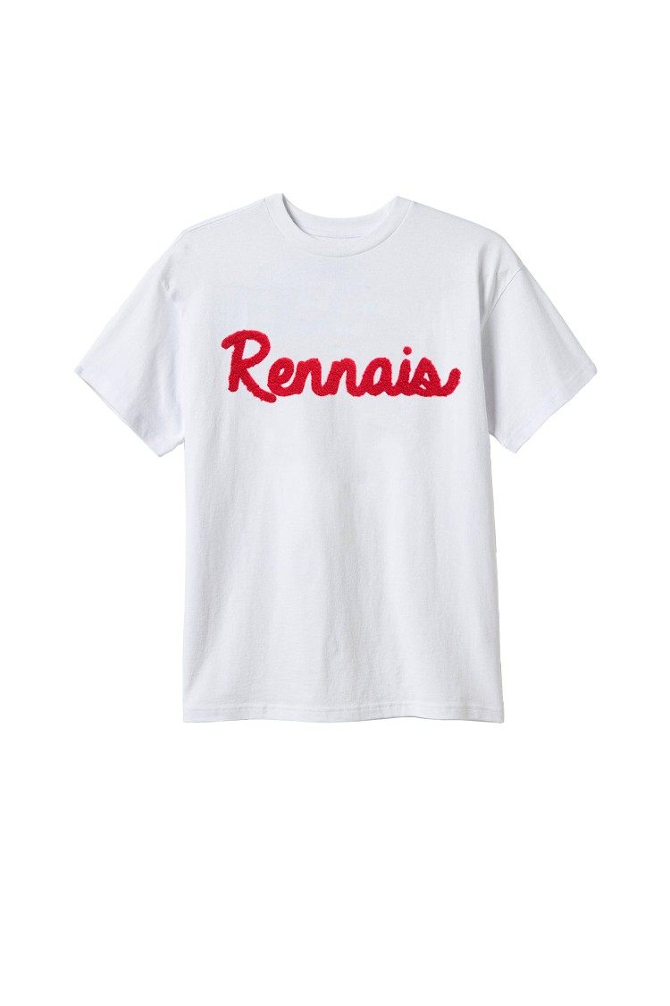 T-shirt blanc brodé Rennais