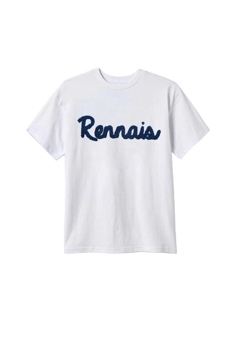 T-shirt blanc brodé Rennais