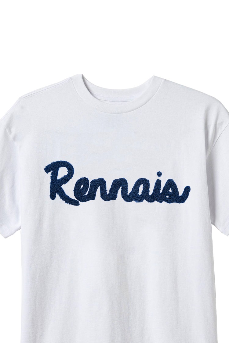 T-shirt blanc brodé Rennais