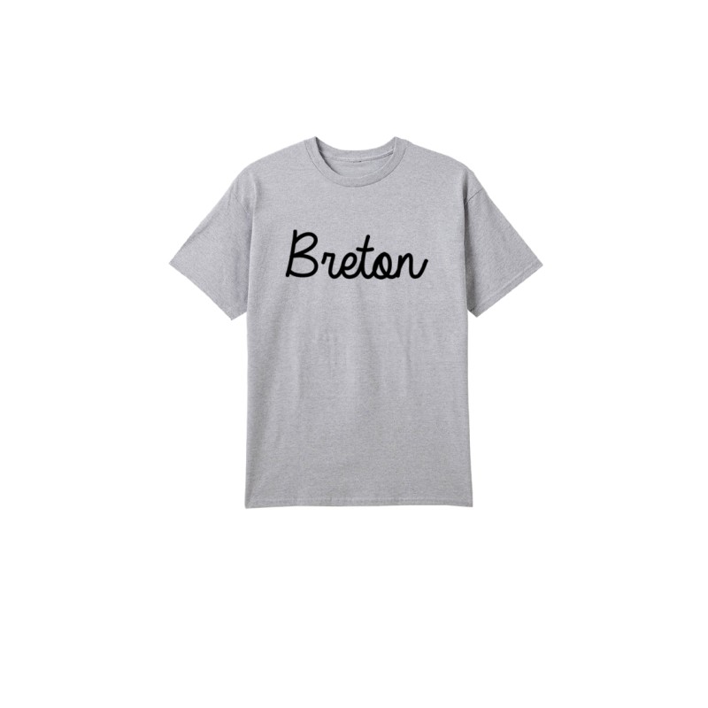 T-shirt gris chiné Breton