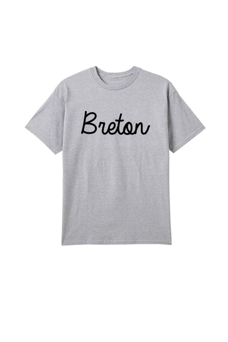 T-shirt gris chiné Breton