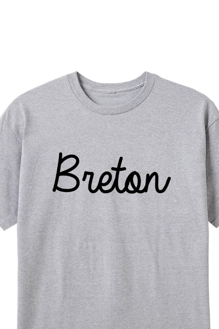 T-shirt gris chiné Breton
