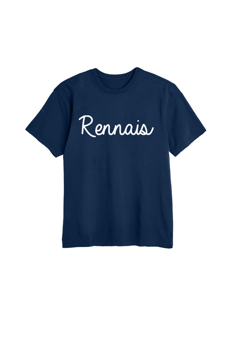T-shirt bleu marine Rennais