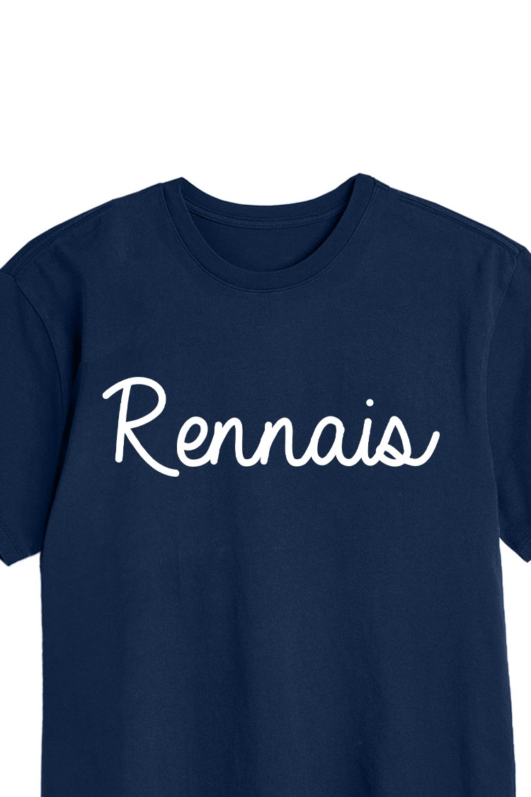 T-shirt bleu marine Rennais