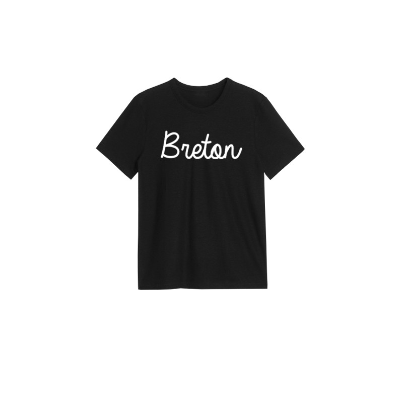 T-shirt noir Breton