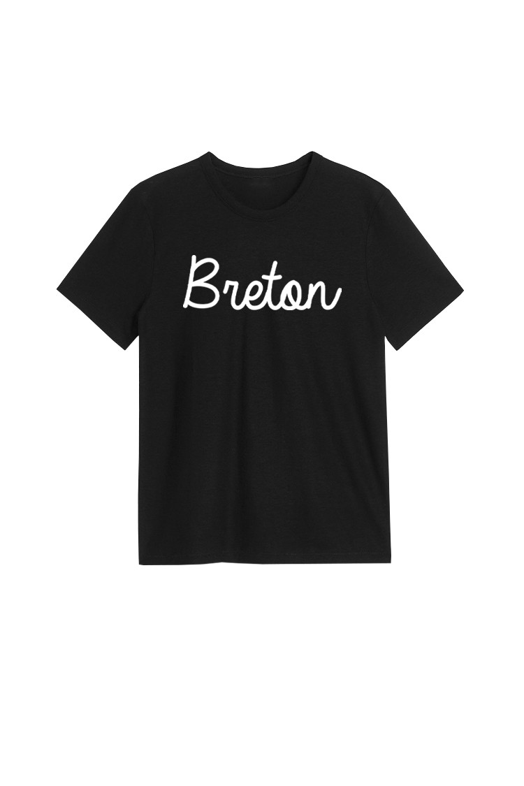 T-shirt noir Breton