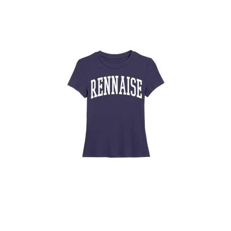 T-shirt bleu marine Rennaise