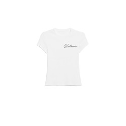 T-shirt blanc Bretonne