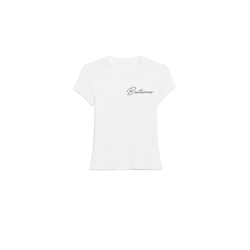 T-shirt blanc Bretonne