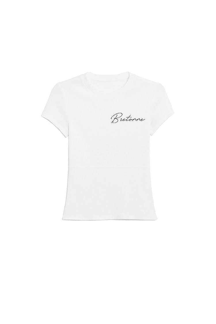 T-shirt blanc Bretonne