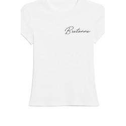 T-shirt blanc Bretonne