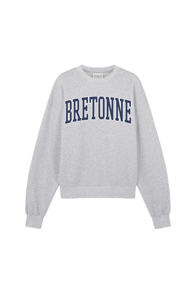 Sweat-shirt gris Bretonne