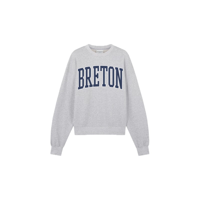 Sweat-shirt gris Breton